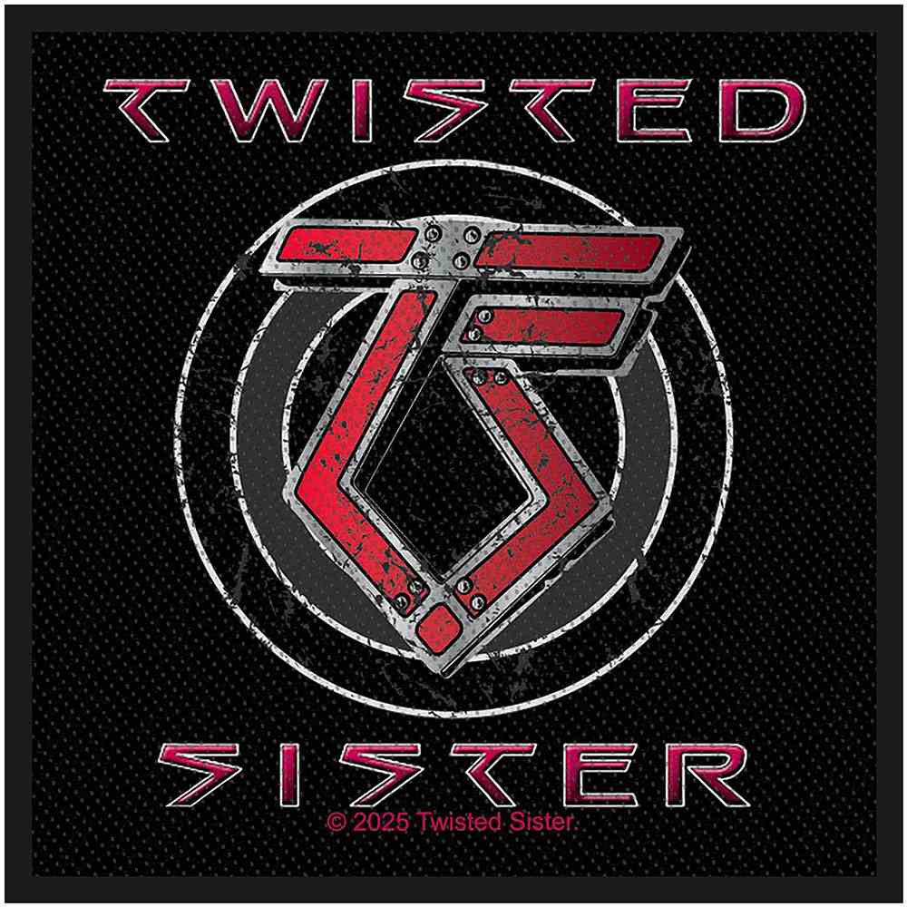 Twisted Sister - TS Logo Patch - Zwart